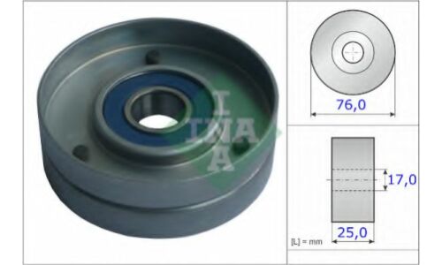 Ролик приводного ремня INA натяжной, арт. 531075130