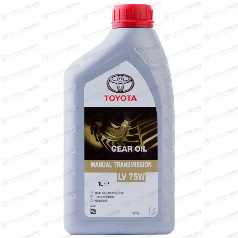 Масло трансмиссионное Toyota MT Gear Oil LV 75w минеральное, API GL-4 ...