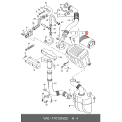 Фильтр воздушный VAG, для Audi A3, арт. 1F0 129 620