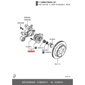 Ступица колеса Mitsubishi, арт. 3780A011