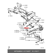 Тяга подвески Mitsubishi, задняя, арт. 4117A007