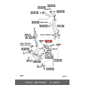 Сайлентблок рычага подвески | перед лев Toyota, арт. 48075-30030