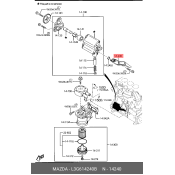 Фильтр масляный Mazda, арт. L3G6-14-240B