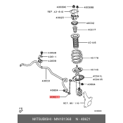 Стойка стабилизатора (линк) Mitsubishi, передняя, арт. MN101368
