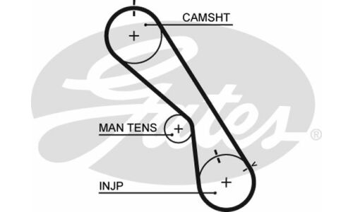 Комплект ремня ГРМ Gates, арт. K015474XS