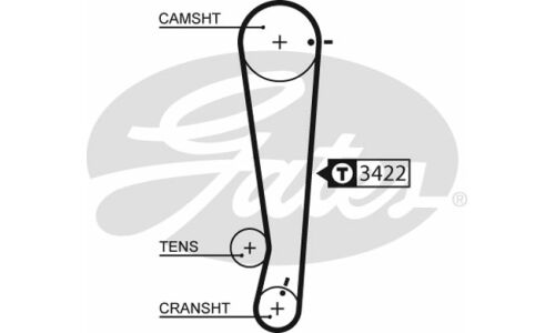 Комплект ремня ГРМ Gates, арт. K015511XS
