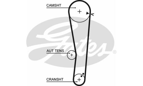 Комплект для замены ремня ГРМ Gates, арт. K015568XS