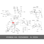 Сайлентблок заднего рычага Hyundai/Kia, арт. 55254-38000