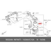 Фильтр воздушный Nissan, арт. 16546-VC10A