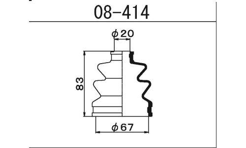 Пыльник внутреннего ШРУСа Maruichi, арт. 08-414