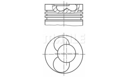 Поршнекомплект Mahle, арт. 030 87 02