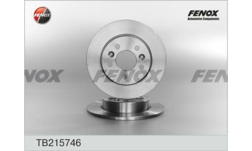 Диск тормозной Fenox, задний, арт. TB215746
