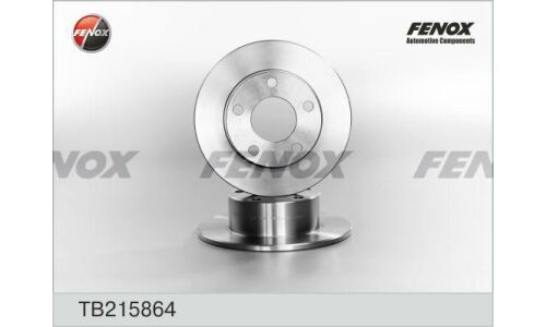 Диск тормозной Fenox, задний, арт. TB215864