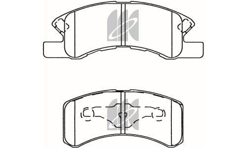 Колодки тормозные Kashiyama дисковые, арт. D6100