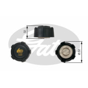 Крышка расширительного бачка системы охлаждения Gates, для Nissan Bluebird Sylphy / Juke / Micra / Note / Qashqai / X-Trail, арт. RC223