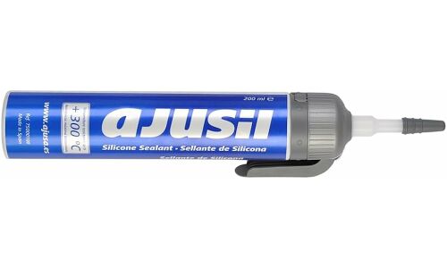 Герметик-прокладка Ajusa Ajusil Silicone Sealant, силиконовый, термостойкий (до +300°C), картридж 200мл, арт. 75000100
