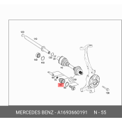 Пыльник приводного вала Mercedes, арт. A1693660191