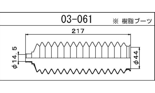 Пыльник рулевой рейки Maruichi, арт. 03-061