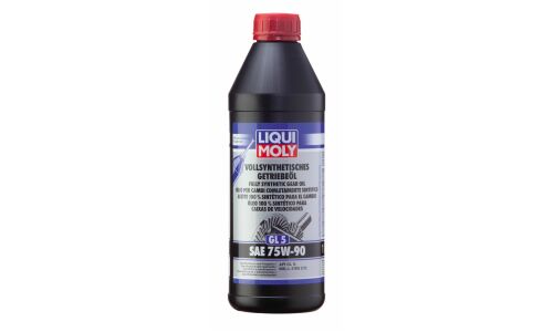 Масло трансмиссионное Liqui Moly Vollsynthetisches Getriebeoil 75w90, синтетическое, API GL-5, для МКПП, 1л, арт. 1950