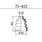 Пыльник ШРУСа Maruichi, внутренний, арт. 73-422