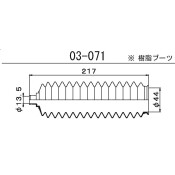 Пыльник рулевой рейки Maruichi, арт. 03-071