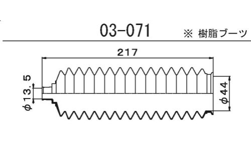 Пыльник рулевой рейки Maruichi, арт. 03-071