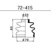 Пыльник привода Maruichi, арт. 72-415