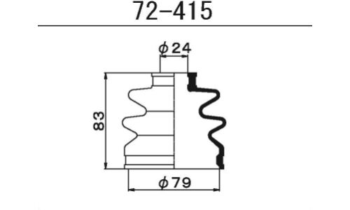 Пыльник привода Maruichi, арт. 72-415