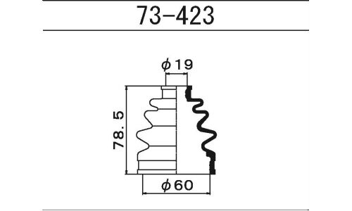 Пыльник ШРУСа Maruichi, наружный, арт. 73-423