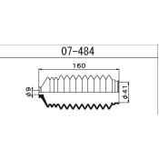 Пыльник рулевой рейки Maruichi, арт. 07-484