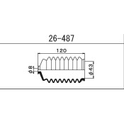Пыльник рулевой рейки Maruichi, арт. 26487