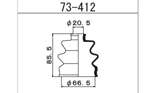 Пыльник ШРУСа Maruichi, внутренний, арт. 73-412