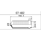 Пыльник рулевой рейки Maruichi, арт. 07482