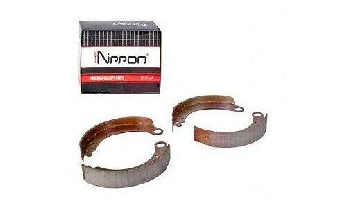 Колодки тормозные барабанные Allied Nippon, комплект на ось (4 шт), арт. ABS1801