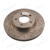 Диск тормозной Allied Nippon, передний, правый/левый, 1 шт, арт. ADC1712V Диск тормозной Allied Nippon, передний, правый/левый, 1 шт, арт. ADC1712V