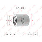 Фильтр масляный LYNXauto, арт. LC-151