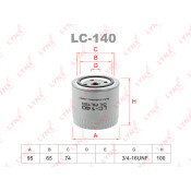 Фильтр масляный LYNXauto, арт. LC-140