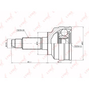 ШРУС LYNXauto, внешний, арт. CO-5105