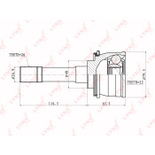 ШРУС LYNXauto, внешний, арт. CO-7302