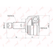 ШРУС LYNXauto, внешний, арт. CO-3405