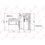 ШРУС LYNXauto, внешний, арт. CO-5102