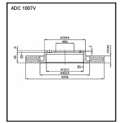 Диск тормозной Allies Nippon, передний, арт. ADC1007V