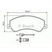 Колодки тормозные Bosch дисковые, арт. 986494170