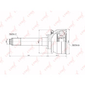 ШРУС LYNXauto, внешний, арт. CO-3800