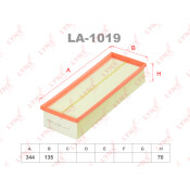 Фильтр воздушный LYNXauto, арт. LA-1019