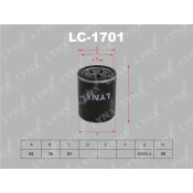 Фильтр масляный LYNXauto, арт. LC-1701