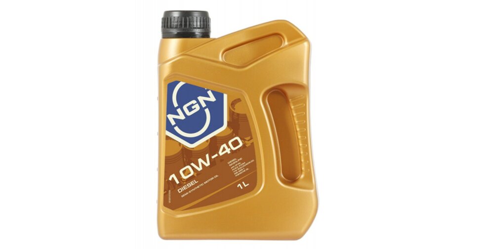Масло моторное NGN DIESEL 10w40, полусинтетическое, API SL/CF, ACEA A3 ...