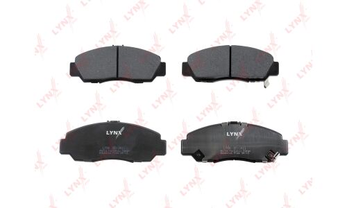 Колодки тормозные дисковые LYNXauto, комплект на ось (4 шт), арт. BD-3411