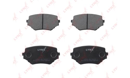Колодки тормозные дисковые LYNXauto, комплект на ось (4 шт), арт. BD-5102