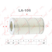 Фильтр воздушный LYNXauto, арт. LA-106